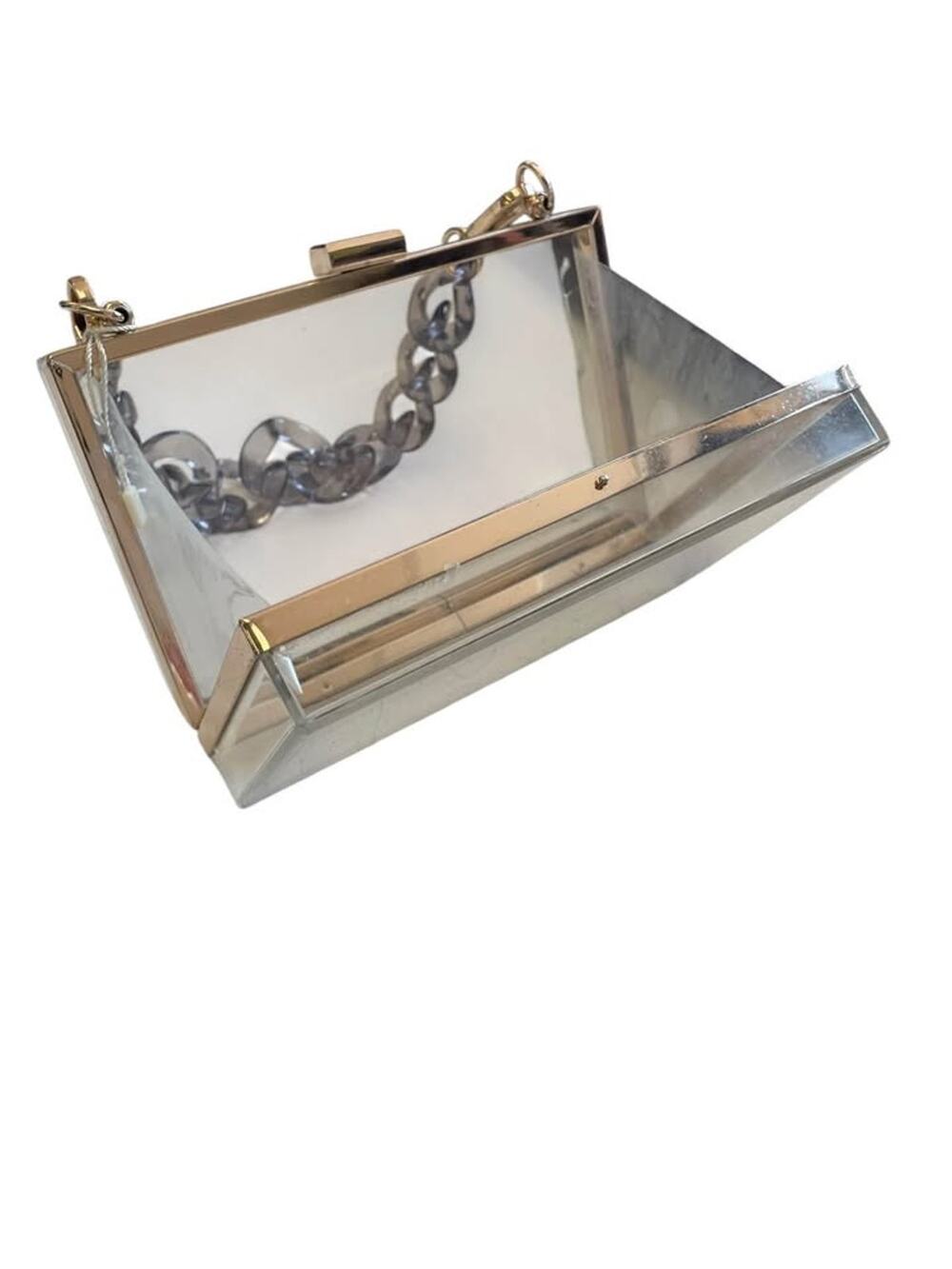 Clear plastic clutch